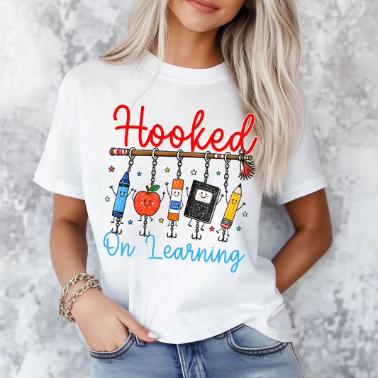 HOOKED ON LEARNING - DTF TRANSFER