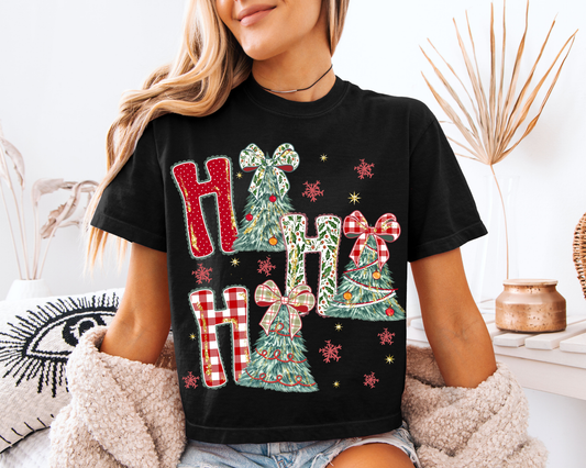 FESTIVE HO HO HO - DTF TRANSFER