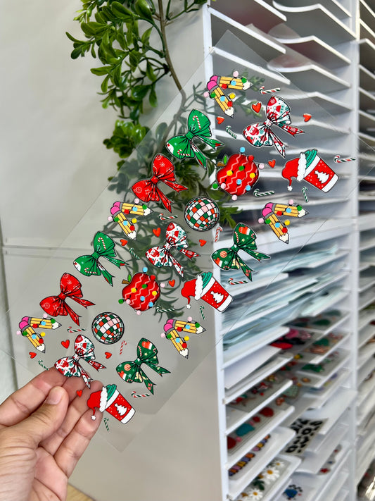 CHRISTMAS TEACHER - 16OZ WRAP DOUBLE SIDED