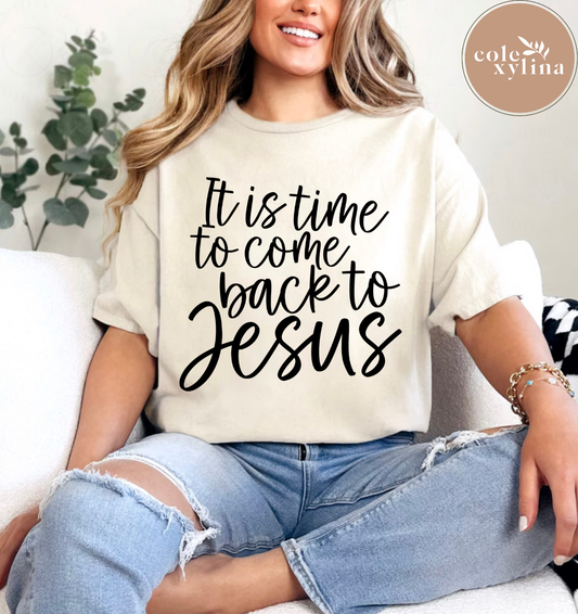 IT IS TIME TO COME BACK TO JESUS - PUFF TRANSFER