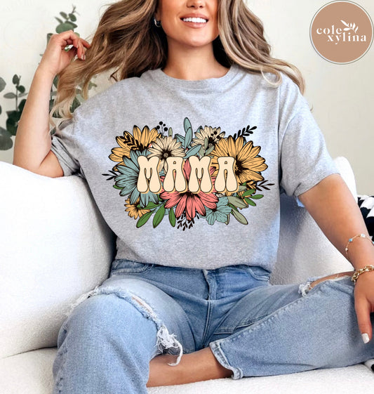 FLOWERS MAMA - DTF TRANSFER