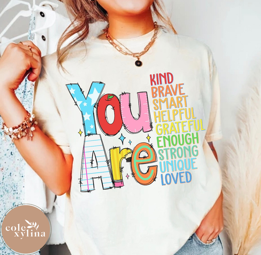 RAINBOW YOU ARE - DTF TRANSFER