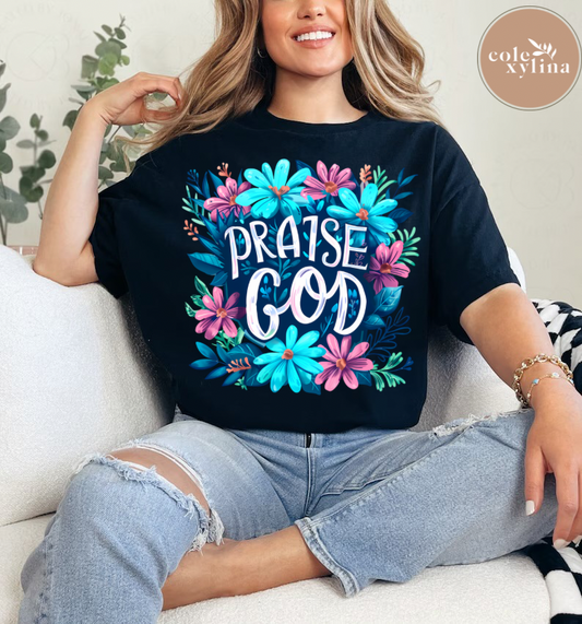 PRAISE GOD - DTF TRANSFER