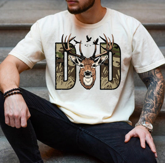 HUNTING CAMO DAD - DTF TRANSFER