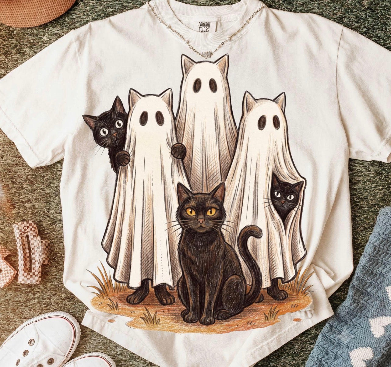 GHOSTS & CATS - DTF TRANSFER