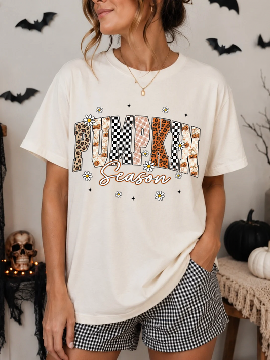 DAISY PUMPKIN SEASON - DTF TRANSFER