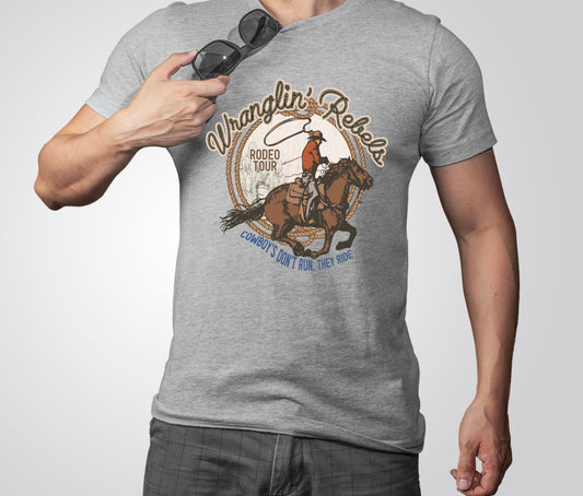 WRANGLIN’ REBELS - SHIRT (MENS)