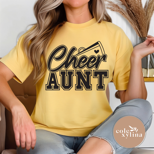 CHEER AUNT - DTF TRANSFER