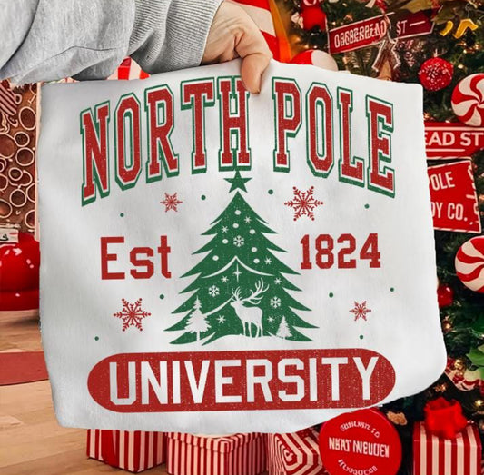 NORTH POLE UNIVERSITY EST 1824 - DTF TRANSFER