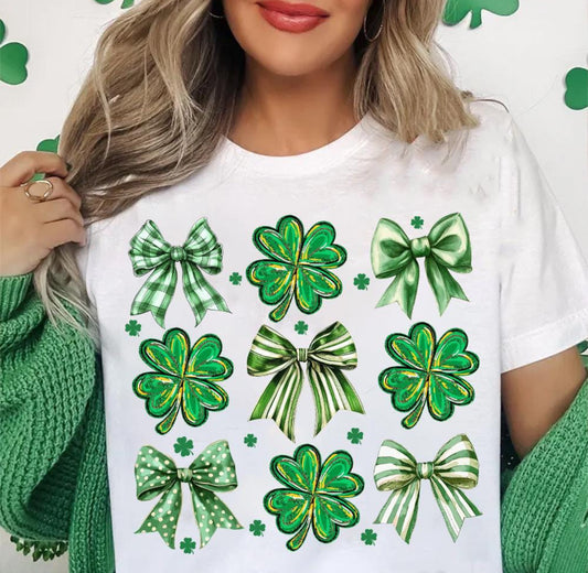 ST.PATRICK’S CLOVERS & COQUETTES - DTF TRANSFER