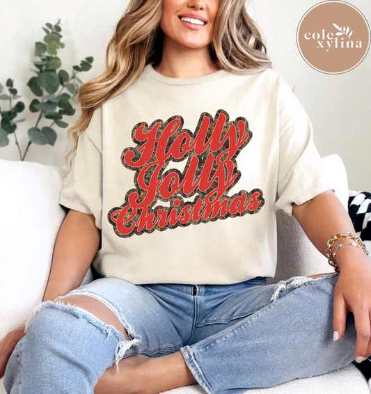 HOLLY JOLLY CAMO - DTF TRANSFER