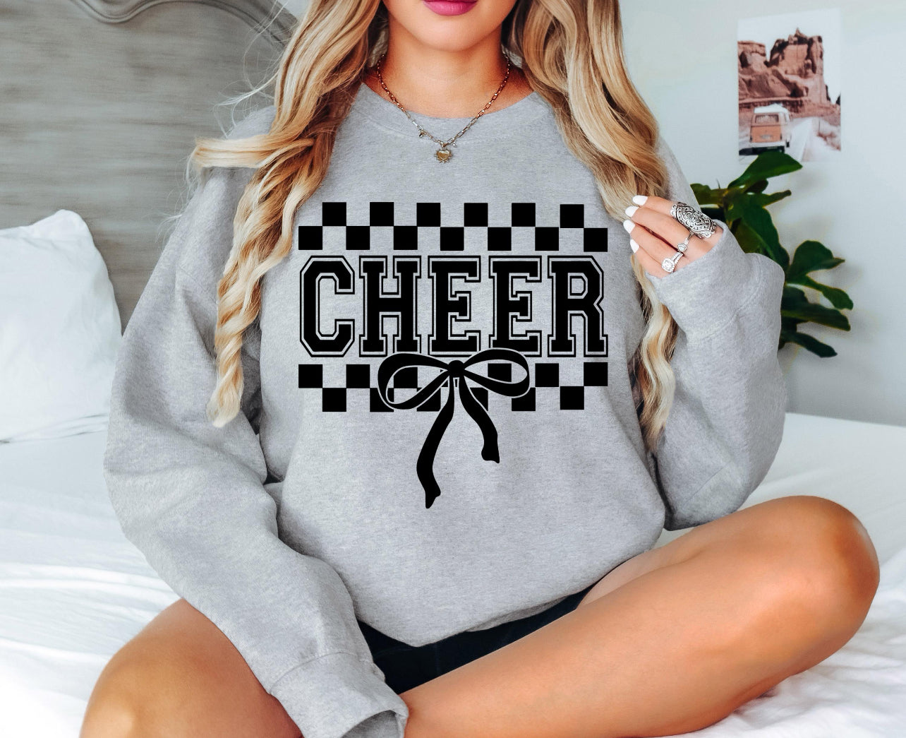 CHECKERED CHEER - DTF TRANSFER