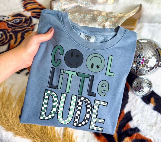 BLUE COOL LITTLE DUDE - DTF TRANSFER