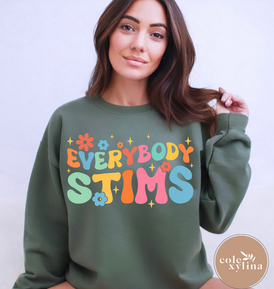 COLORFUL EVERYBODY STIMS - DTF TRANSFER