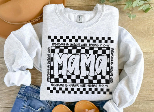 MOTHERHOOD IS KINGDOM WORK (2 COLOR OPTIONS) - DTF TRANSFER