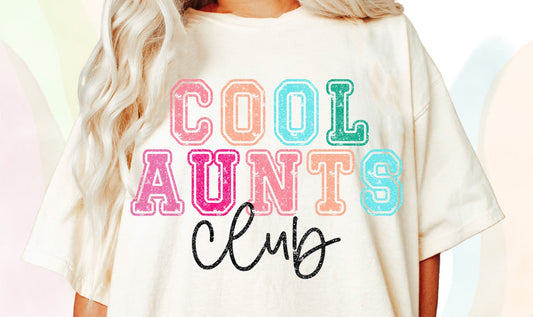 COOL AUNTS CLUB - DTF TRANSFER