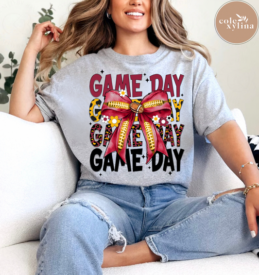 ARIZONA GAME DAY BOW - DTF TRANSFER