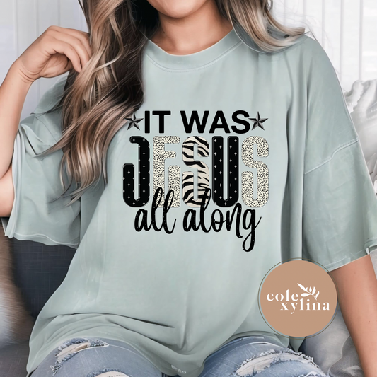 IT WAS JESUS ALL ALONG - DTF TRANSFER