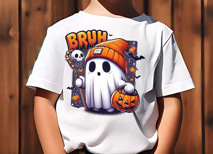 DTF TRANSFER - BRUH CUTIE GHOST