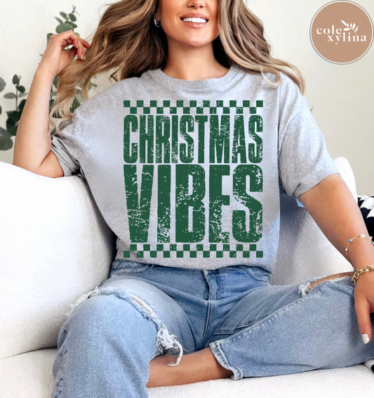 GRUNGE CHRISTMAS VIBES - DTF TRANSFER