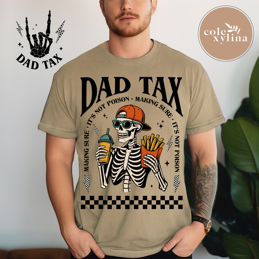 DAD TAX (2 PIECES) - DTF TRANSFER