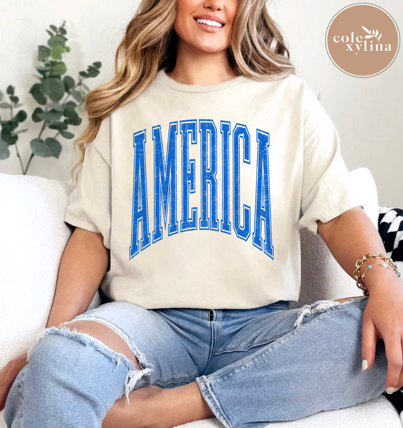 BLUE AMERICA - DTF TRANSFER