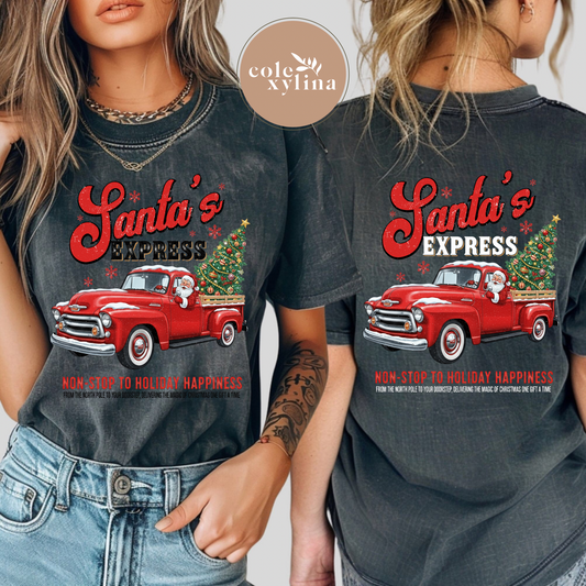SANTA’S EXPRESS (2 OPTIONS) - DTF TRANSFER