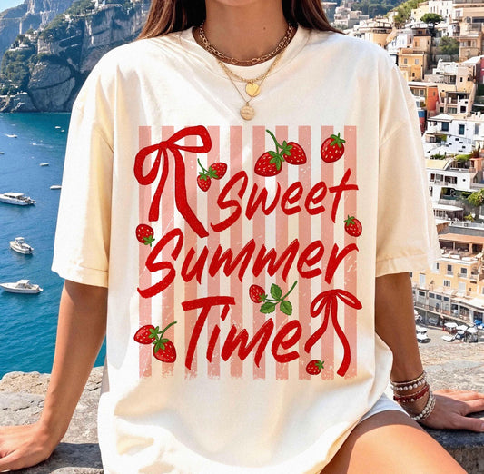SWEET SUMMER STRAWBERRIES - DTF TRANSFER