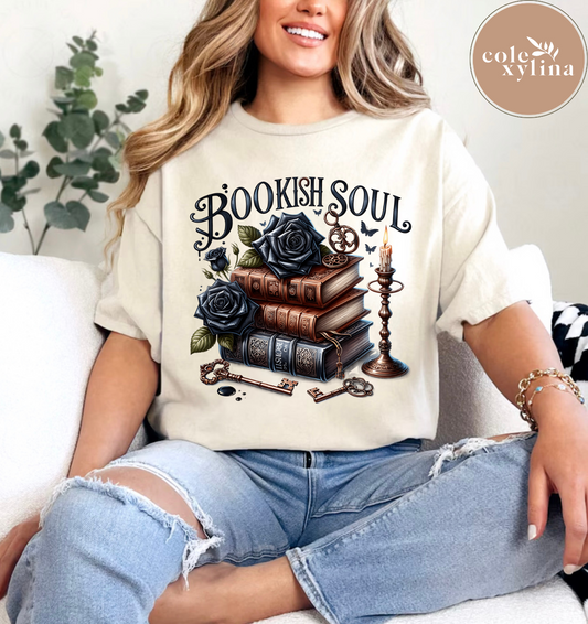BOOKISH SOUL (2 COLORS) - DTF TRANSFER