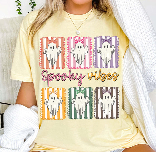 GHOST SPOOKY VIBES - DTF TRANSFER