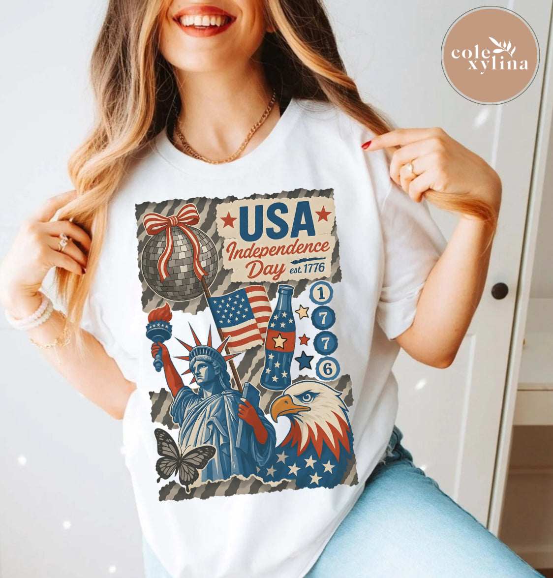 1776 INDEPENDENCE DAY USA - DTF TRANSFER