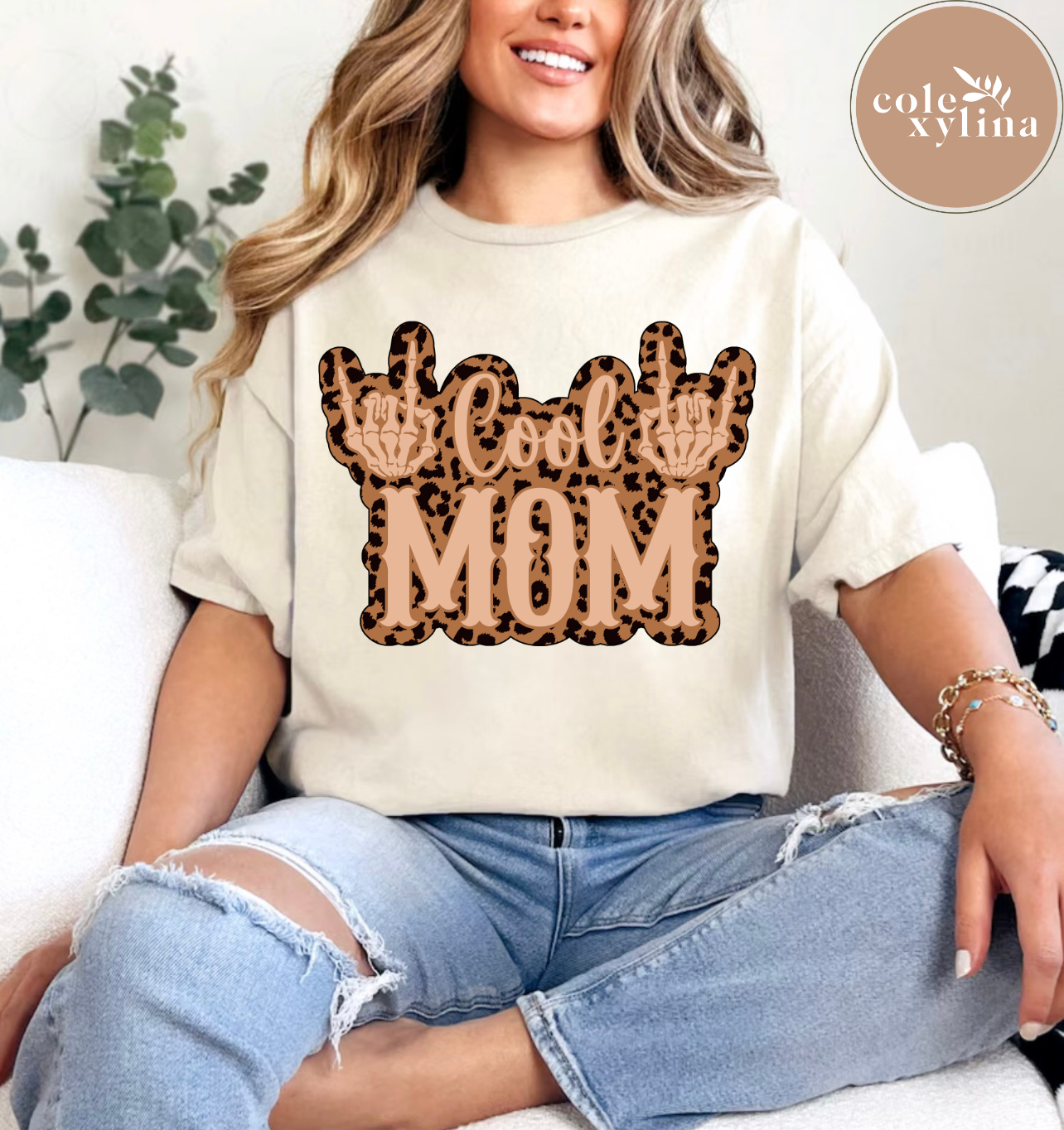 LEOPARD COOL MOM - DTF TRANSFER