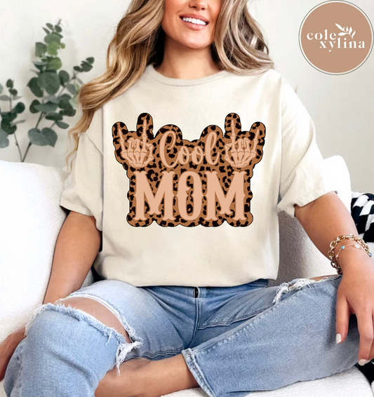LEOPARD COOL MOM - DTF TRANSFER