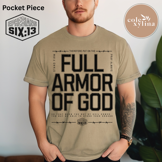 FULL ARMOR OF GOD EPHESIANS 6:13(2 PIECES) - DTF TRANSFER