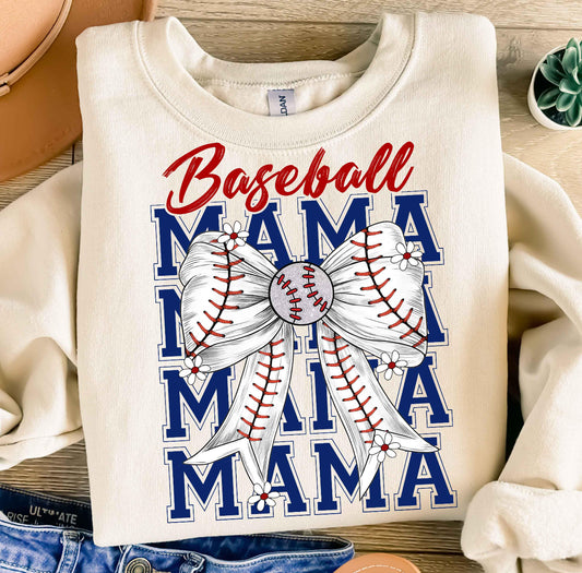 MAMA BASEBALL COQUETTE - DTF TRANSFER