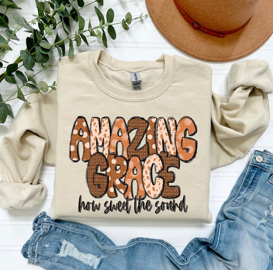 (DTF TRANSFER) AMAZING GRACE