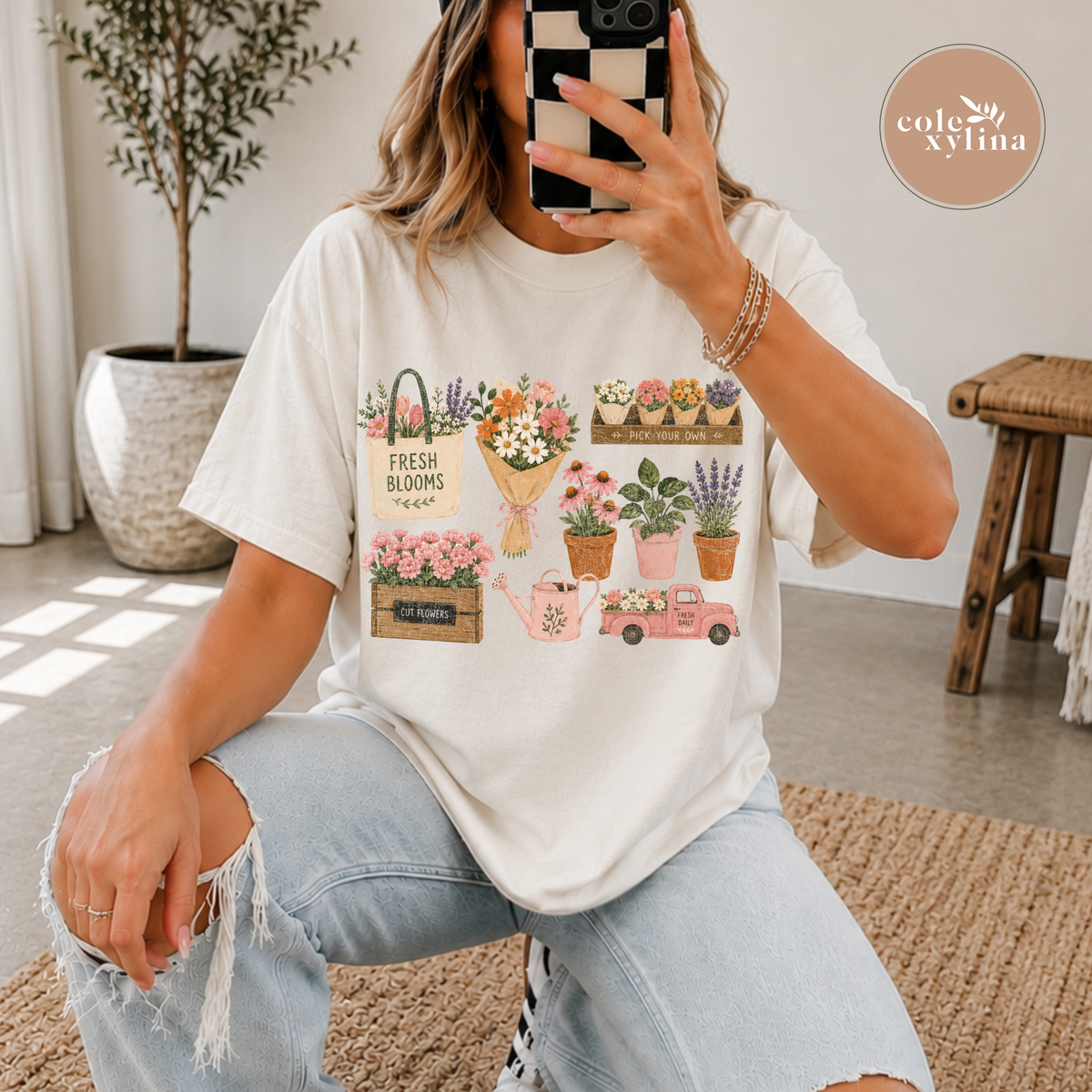 VINTAGE FLOWER SHOP - DTF TRANSFER