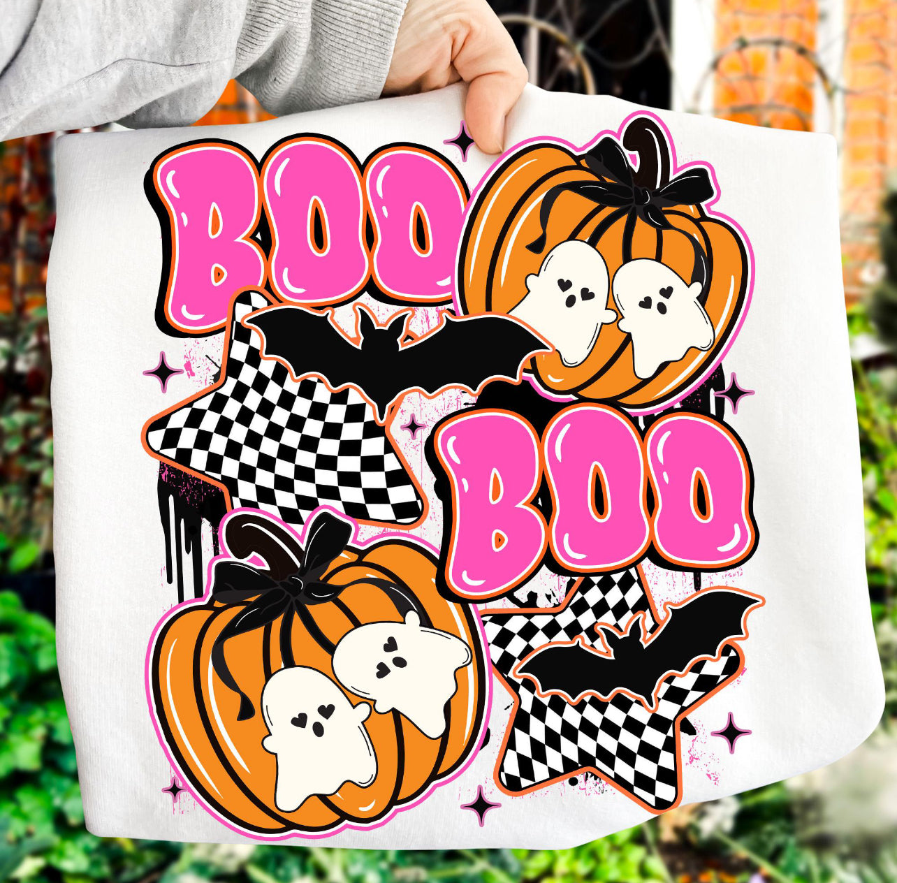 PINK BOO BOO HALLOWEEN - DTF TRANSFER