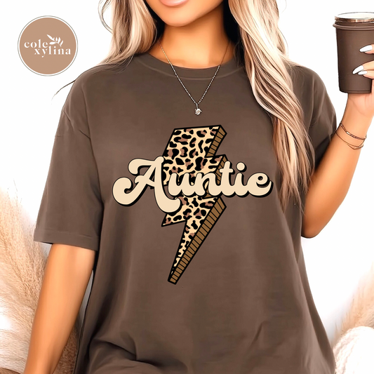 CHEETAH BOLT AUNTIE - DTF TRANSFER