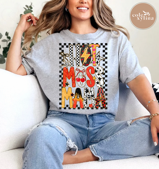 WILD HOT MESS MAMA - DTF TRANSFER