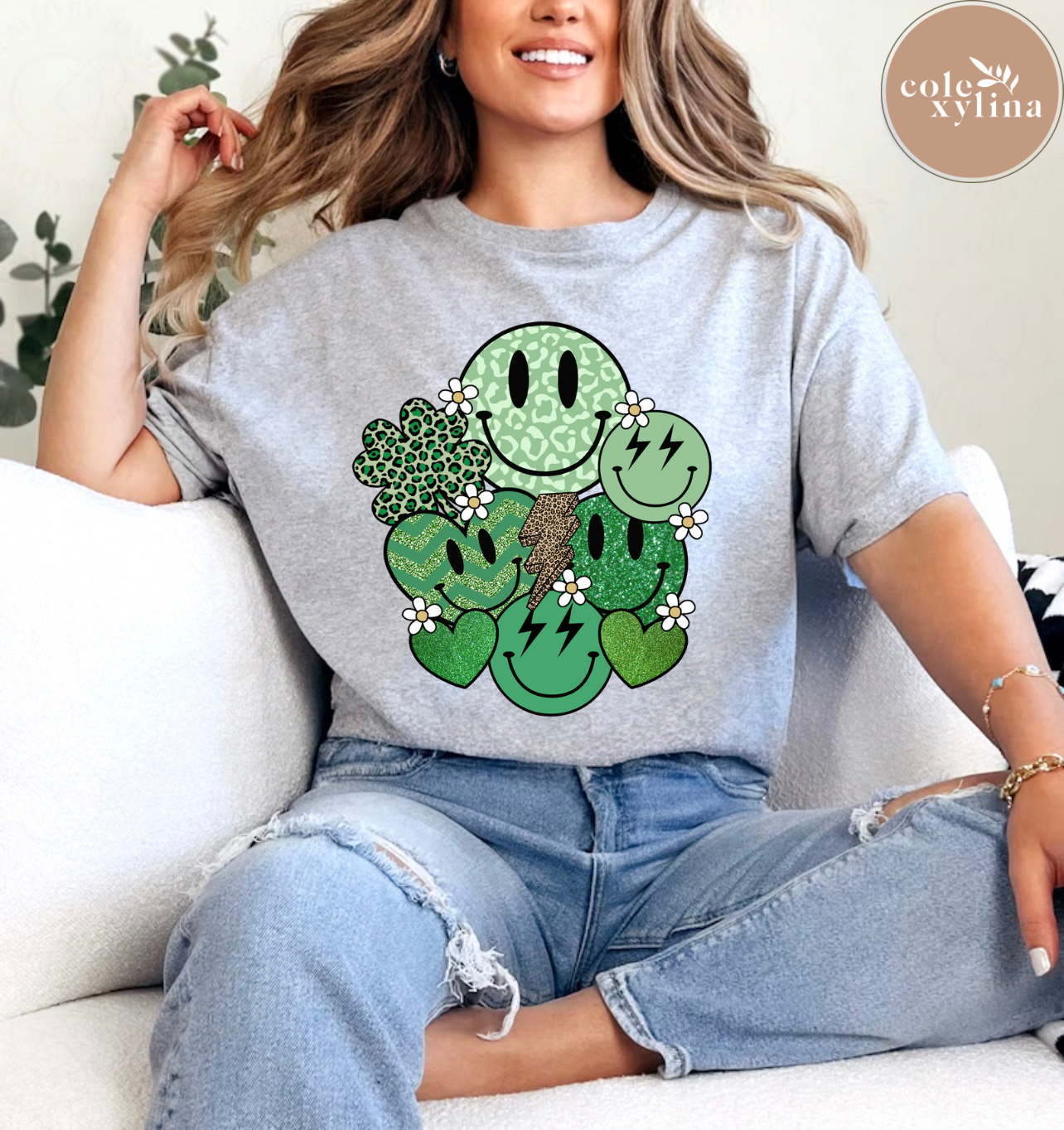 RETRO SMILEY ST.PATRICK’S - DTF TRANSFER