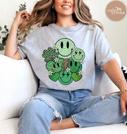 RETRO SMILEY ST.PATRICK’S - DTF TRANSFER