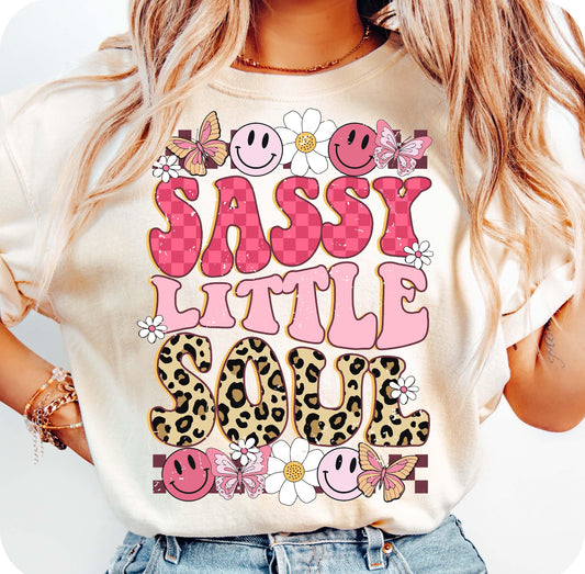 LEOPARD SASSY LITTLE SOUL - DTF TRANSFER