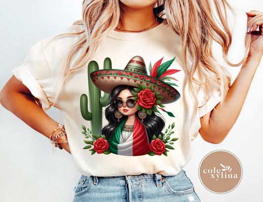 MEXICAN GIRL A4 - DTF TRANSFER