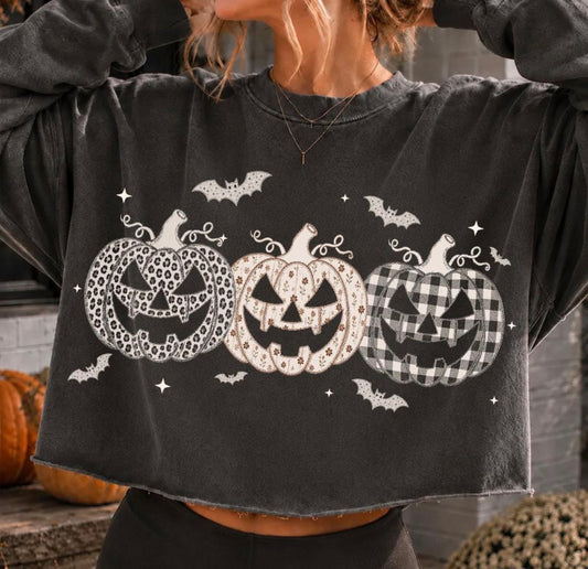 HALF TONE PUMPKINS - DTF TRANSFER