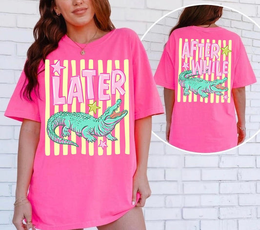 YELLOW & PINK LATER (2 PIECES SOLD SEPARATELY) - DTF TRANSFER