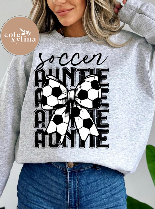 SOCCER AUNTIE COQUETTE - DTF TRANSFER