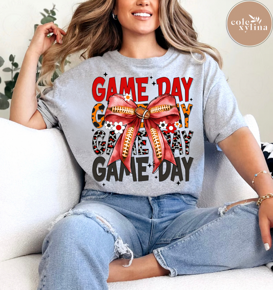 TAMPA GAME DAY BOW - DTF TRANSFER