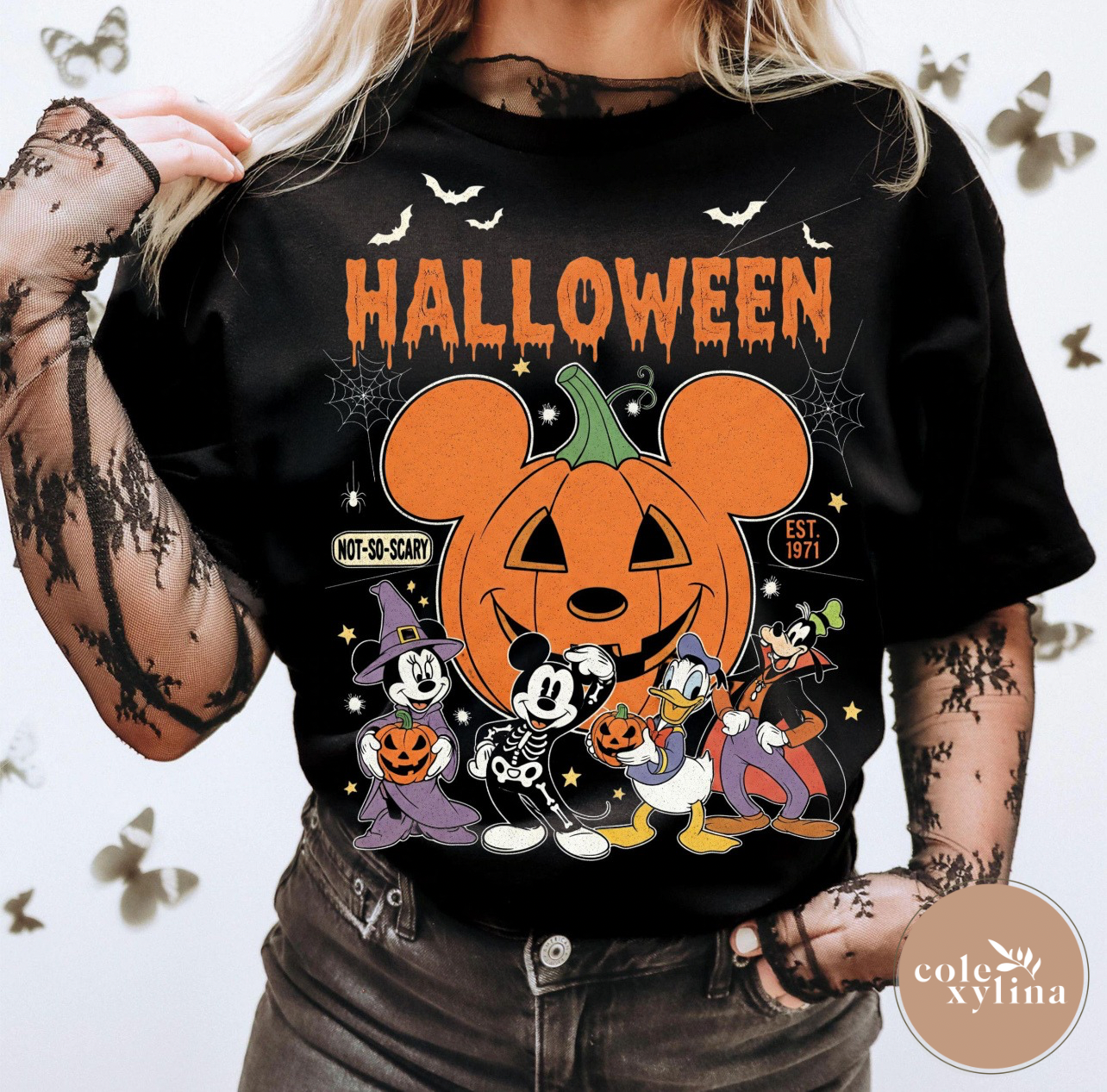 VINTAGE PUMPKIN MOUSE - DTF TRANSFER