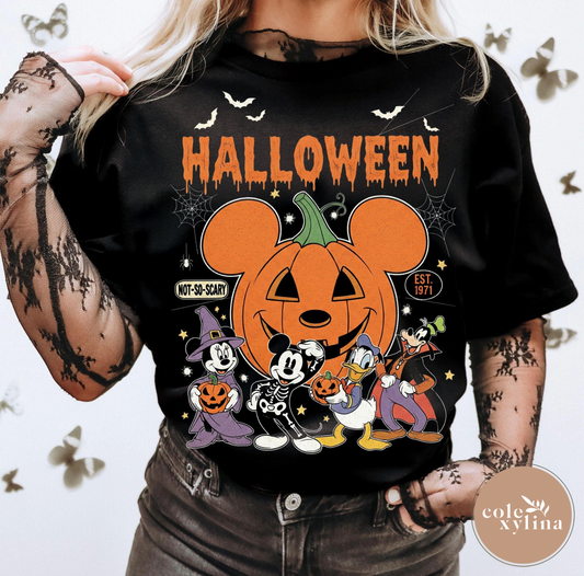 VINTAGE PUMPKIN MOUSE - DTF TRANSFER